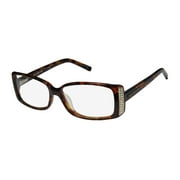 New Trussardi 12704 Womens/Ladies Designer Full-Rim Havana / Gold Adult Size Classy Must Have Frame Demo Lenses 54-14-135 Eyeglasses/Glasses