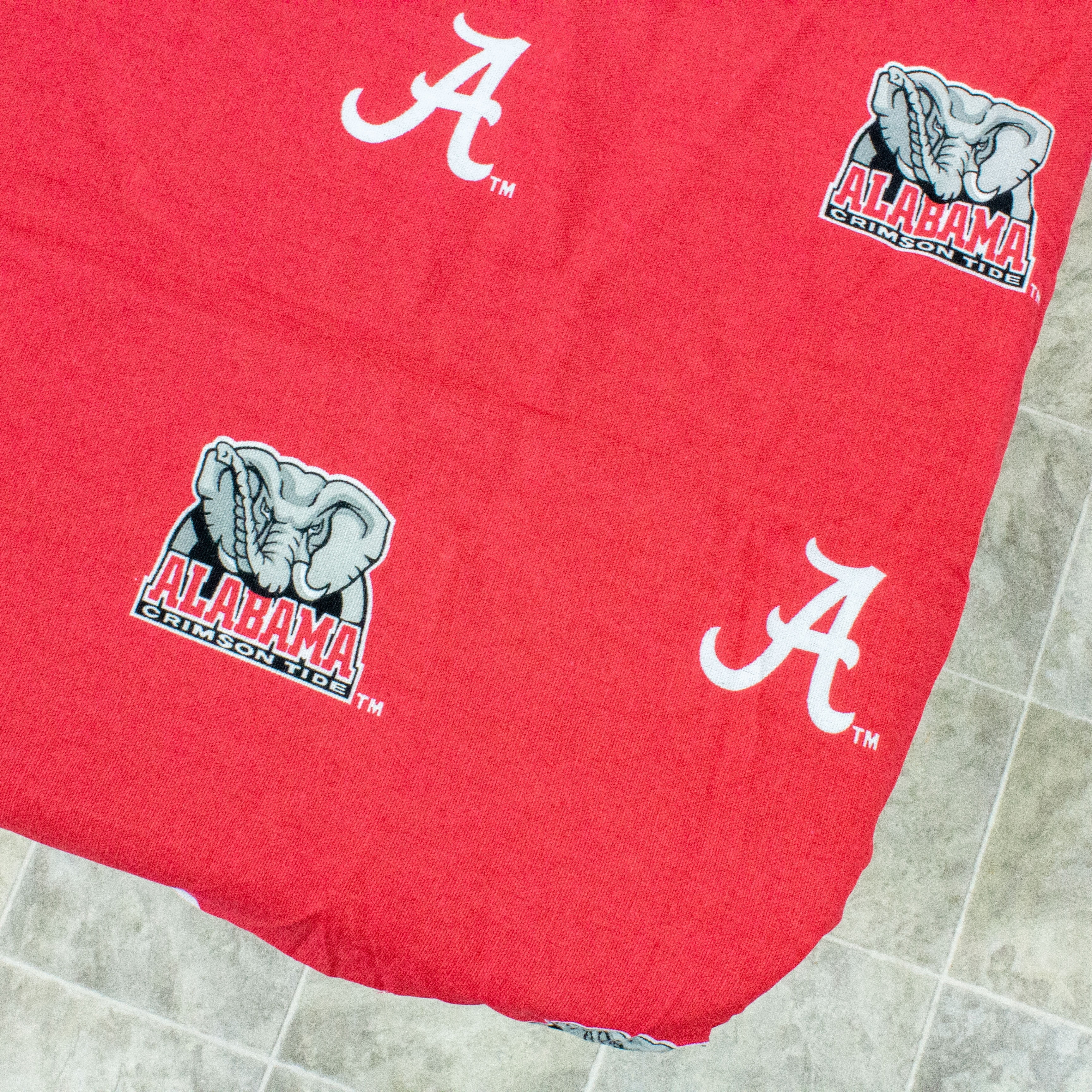 Alabama Crimson Tide Tailgate Fitted Tablecloth, 33" x 33", Card Table 96" x 30", 8 ft table