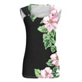 thumbnail image 3 of POIUYTR Women Summer Tank Tops Casual Scoop Neck Wide Strap Sleeveless Shirts Vintage Loose Printed Camisole, 3 of 4