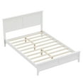 thumbnail image 4 of MAYEERTY Full Modern Solid Wood Platform Bed for Bedroom White, 4 of 6