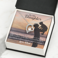 thumbnail image 3 of To My Daughter Never Forget From Dad Forever Necklace w Message Card, 3 of 20
