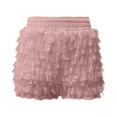 thumbnail image 4 of Women's Cute Ruffle Shorts Lace Pumpkin Pants - Layered Ruffled Bloomers for /Casual Wear, 4 of 4