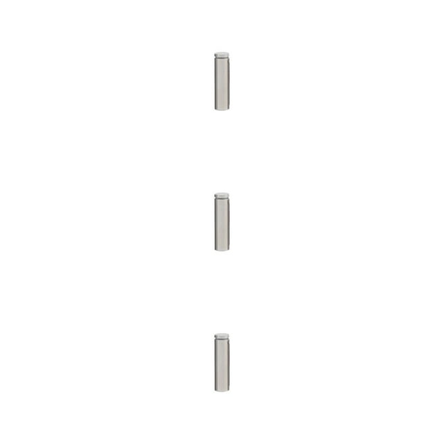 Riwesomey Tornillo de publicidad Espejo de vidrio hueco Clavo A prueba de herrumbre Tuerca a prueba de arañazos Perno Capacidad de carga fuerte Type1 NO1