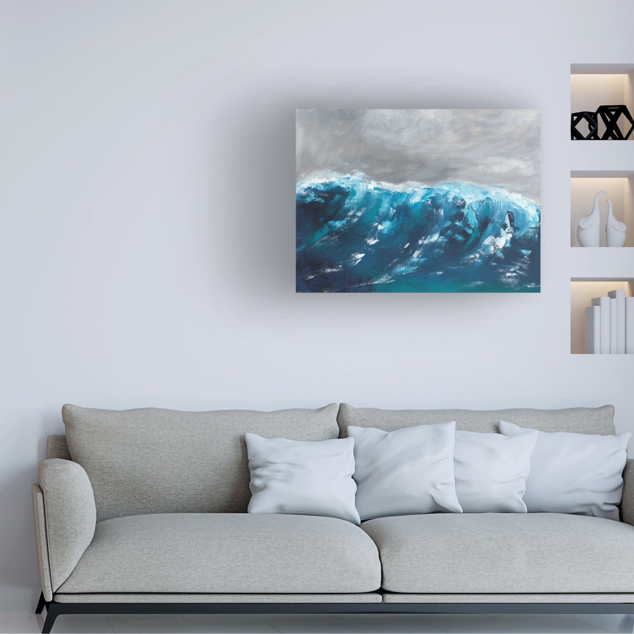 Trademark Fine Art Alicia Longley Indian Ocean II Canvas Wall Art