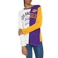thumbnail image 3 of Women's Tommy Jeans White/Purple Los Angeles Lakers Amelia Color Blocked Long Sleeve T-Shirt, 3 of 3