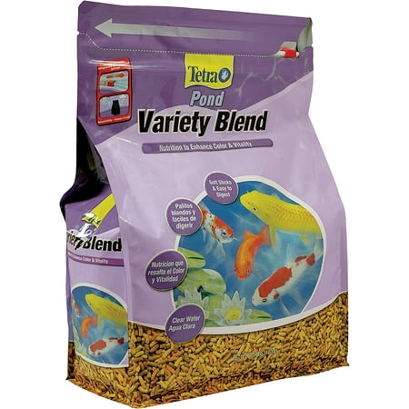 TetraPond Variety Blend, Pond Fish Food, for Goldfish and Koi