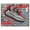 Silver Frame, variant on Brick Wall Sneaker Grind Canvas Urban Sneaker Art by Art Remedy, Gold Frame, 45" x 36"