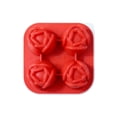 thumbnail image 2 of Moldes De Silicona Para Cubitos De Hielo Molde de silicona rojo con forma de flor para cubitos de hielo,ideal para paletas heladas,helados y gelatinas caseras (1 unidad). Rkxzt, 2 of 9