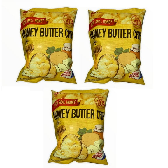 Haitai Honey Butter Chip New Korea Potato Snack (60g X 3)