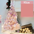 thumbnail image 2 of Pink Christmas Tree Artificial Christmas Tree Xmas Party Holiday Ornament Home Decor Office Decorations, 2 of 9