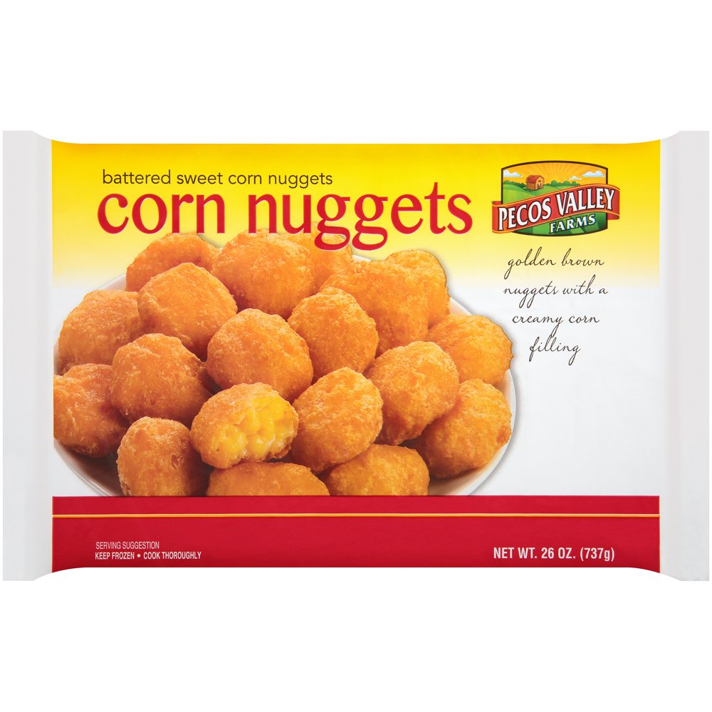 Pecos Valley Farms Battered Sweet Corn Nuggets 26 oz. Bag