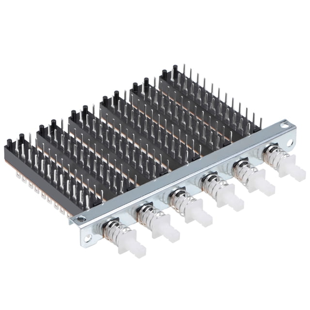 Interruptor de botón pulsador interconectado tipo piano Uxcell de doble tiro metálico negro 1 pieza multicolor 3.11" x 4.02" x 0.71"