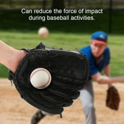 Gant d'entraînement de baseball Keenso, 2 couleurs accessoires de baseball adulte gant gauche pour la pratique de la compétition d'entraînement, gant de baseball adulte