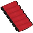 thumbnail image 1 of Funda para mango de equipaje Uxcell 6 Pcs Identificadores de equipaje de neopreno para maletas Accesorios de viaje Rojo 6 pulgadas, 1 of 6