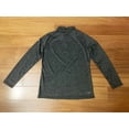 thumbnail image 2 of Adidas Womens Climalite Long Sleeve Ultimate 1/4 Zip Top CC5686 Heathered Black, 2 of 3