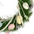 thumbnail image 3 of Northlight Speckled Eggs and Spring Flowers Small Artificial Easter Wreath - 15", 3 of 5
