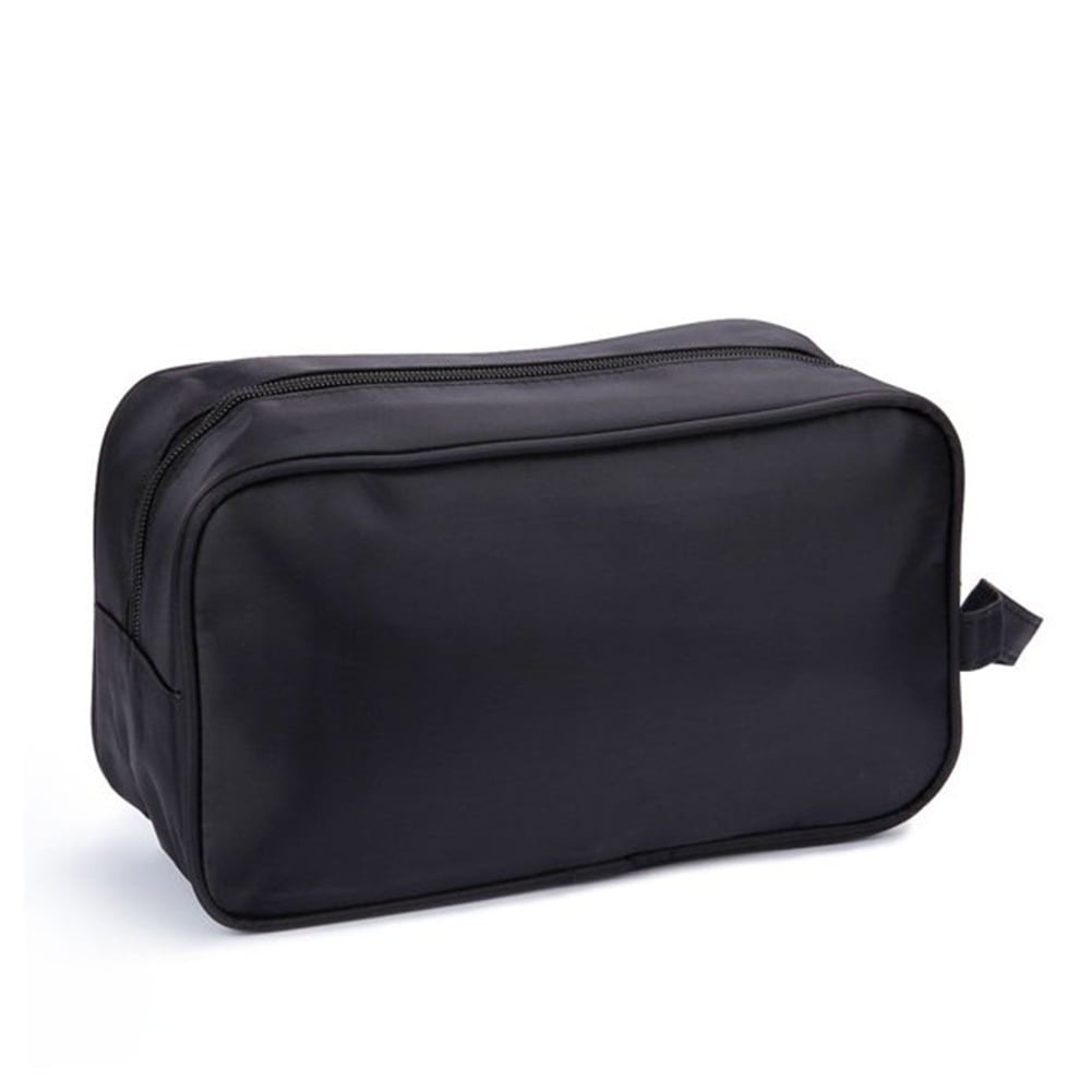 YSL MENS BLACK TOILETRY WASH BAG OVERNIGHT WEEKEND TRAVEL CASE MAKEUP POUCH 