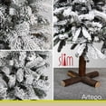 thumbnail image 3 of Árbol de Navidad Artego Nevado Sentinel Pine Slim 220 Cm con base de madera, 3 of 7
