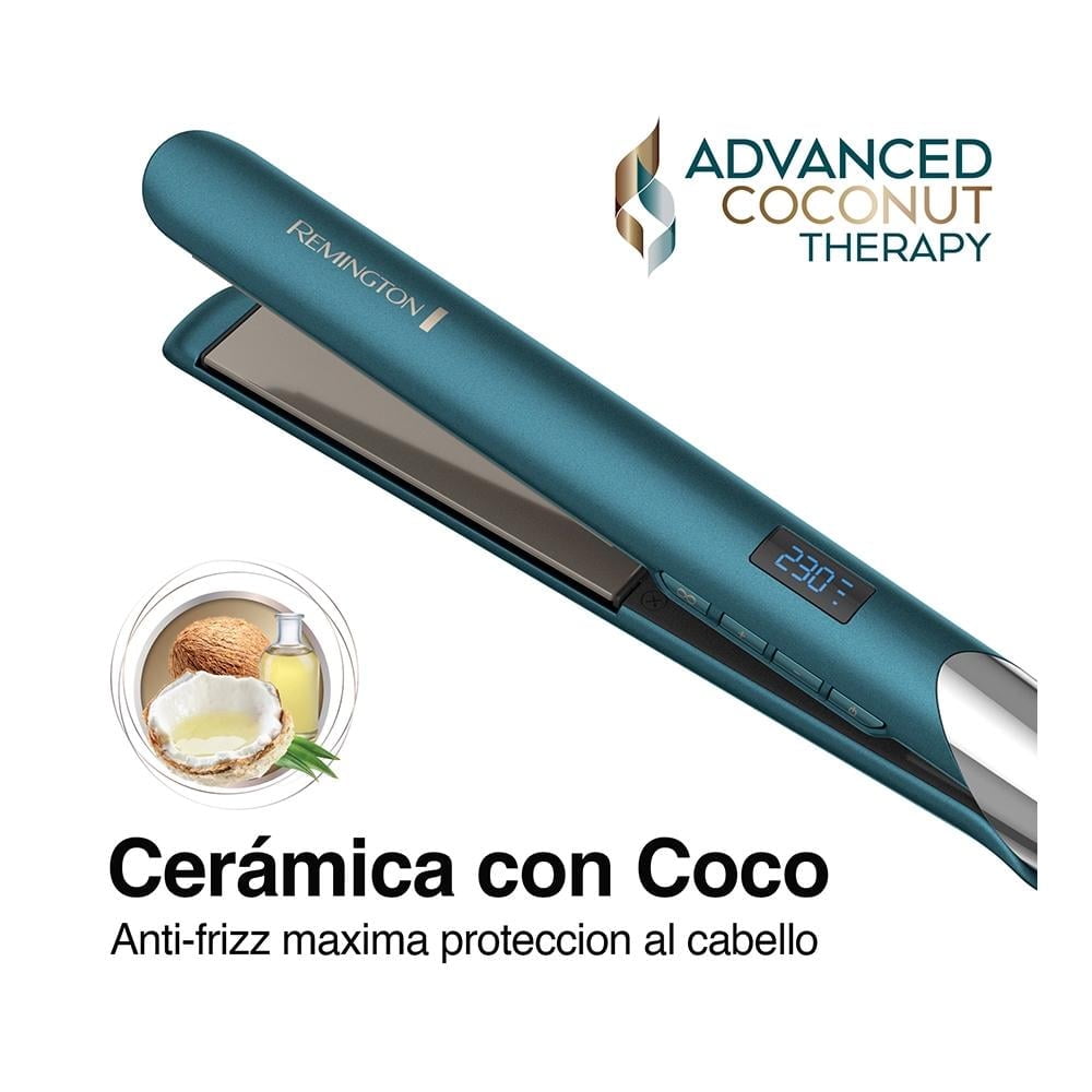 Hair Straightener Plancha Remington Frizz Therapy Precio Coconut