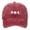 Wine, variant on Landzoo One Washed Baseball Cap With Moon Embroidery Classic Unstructured Low Profile Dad Hat For Daily Use Cozy Stylish Basic Visors