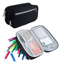 Preplabs Aesthetic Pencil Bag, Personalized Zipper Pen Case Large Capacity for Teens and Adults