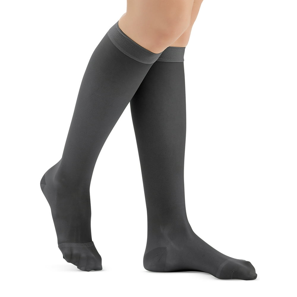 Knee High Compression Stockings, Moderate (1520 mmHG), Closed Toe