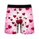 thumbnail image 5 of Calzoncillos tipo bóxer transpirables y ajustados para hombre, cómodos, de poliéster, con esquinas planas., 5 of 8