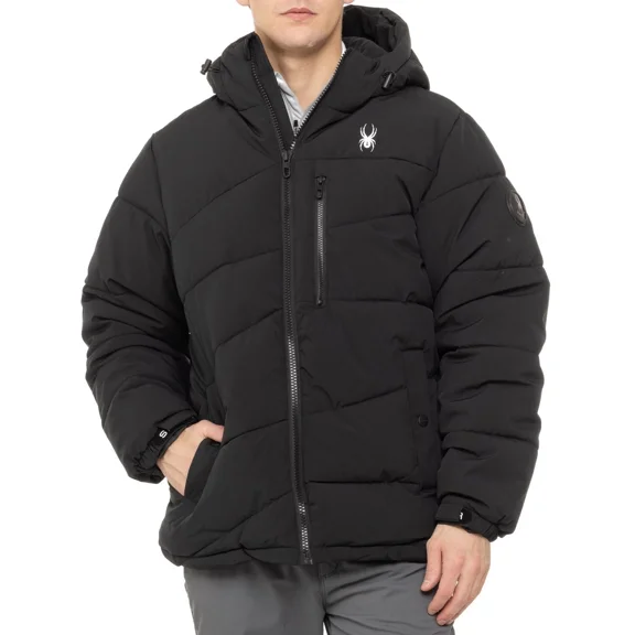 Spyder Stretch Puffer Jacket - Insulated Size Large