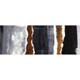 thumbnail image 1 of 2 x 6 ft. Gray & Brown Abstract Southwest Washable Runner Rug, Pack of 2, 1 of 1