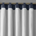 thumbnail image 5 of Madison Park Andora Transitional Polyester Fabric Lined Window Panel in Navy, 5 of 5
