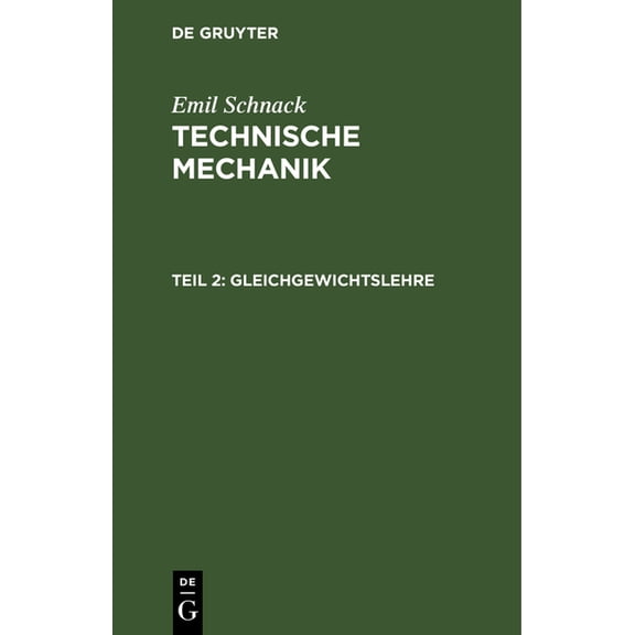 Gleichgewichtslehre, (Hardcover)