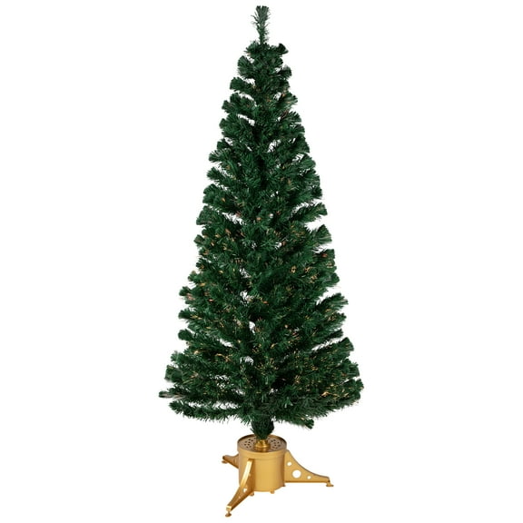 Northlight 6' Prelit Artificial Christmas Tree Color Changing Fiber Optic