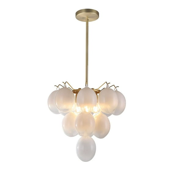 Artcraft Lighting Globo Collection 5Light Chandelier Iridescent and Brass
