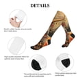 thumbnail image 5 of Lsque Countryside Fruit White Horse Pattern Sport Compression Socks for Men & Women 15-20 mmHg Knee High Nurse Pregnant Running Medical and Travel Athletic, 5 of 6