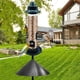 thumbnail image 2 of Envoltura de plástico Universal alrededor de la protección del deflector de a prueba de mapache protección del alimentador de pájaros decoración del jardín del patio 18 pulgadas Sharpla deflector de ardilla, 2 of 7