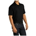 thumbnail image 3 of Yellow Rooster Mens Short Sleeve City Stretch Polo Black XS, 3 of 4