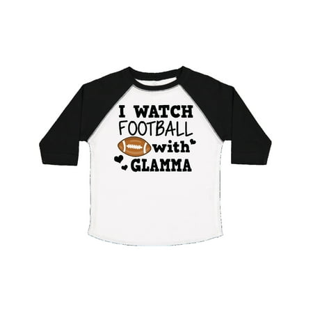 

Inktastic I Watch Football with My Glamma Gift Toddler Boy Girl T-Shirt