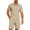 ZA-Khaki-Xcmzpl mens smmer tops, variant on Men Sets Outfits 2 Piece Shirts and Shorts Quarter Zip Collared Golf Shirts Summer Beach Track Suits with Pocket