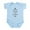 Sky Blue, variant on CafePress - Keep Calm And Carry Me Body Suit - Baby Light Bodysuit, Size Newborn - 24 Months