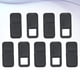 thumbnail image 2 of BRIGHTFUFU 9 piezas de metal con forma ovalada para cámara web, obturador deslizante para cámara, cubierta protectora de privacidad para computadora portátil, tableta, obturador de teléfono (negro), 2 of 7