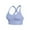 Light Blue, variant on Hvyesh High Impact Cross Back Sports Bra Women Plus Size Workout Yoga Sports Bras Wireless Support Tank Tops