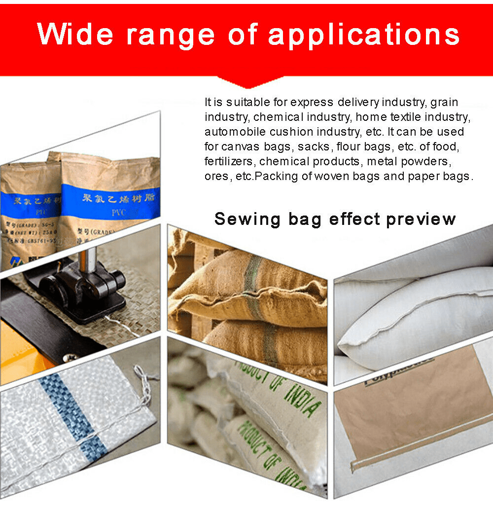 DENEST 210W Portable Electric Bag Closer Cloth Stitching Seal Sewing Machine Stitcher