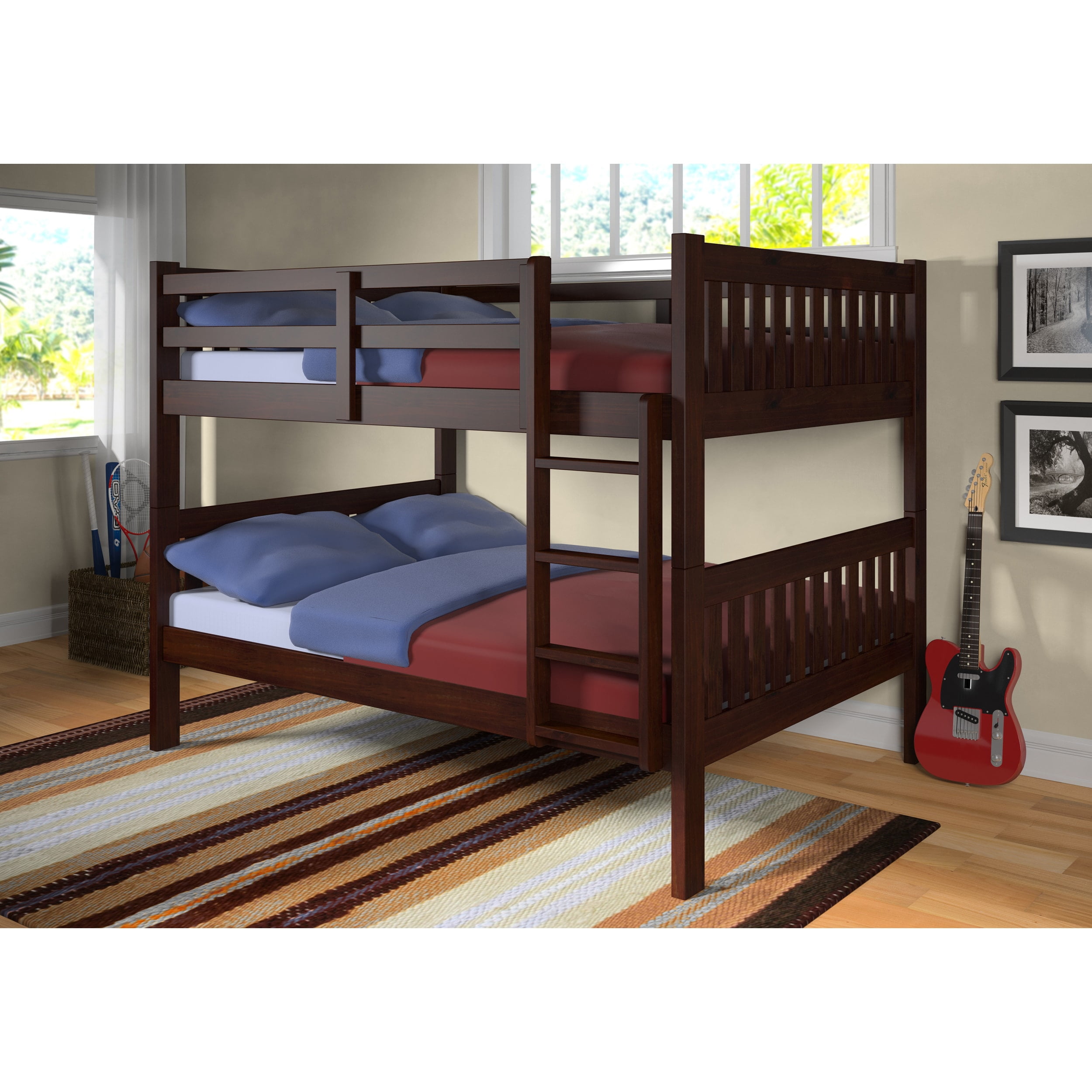 mission full loft bed
