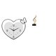 thumbnail image 1 of Reloj De Pared De Corazón De Acrílico Y Escultura De Nota Musical, Diseño Creativo, Arte Decorativo Para Sala De Estudio, Cafetería, Oficina, Mesa, Centro De Mesa, Regalo, 1 of 8
