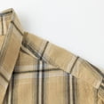 thumbnail image 5 of Busydd Shirts for Men Plus Size M-4XL Trendy Plaid Long Sleeve Shirt Turndown Collar Button Up Shirt Comfy Oversized Casual Shirts, 5 of 8