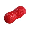 thumbnail image 4 of Juguete chirriante para perros, juguete para masticar cachorros con forma de maní resistente a las mordeduras, juguete para masticar para peluche rojo, 4 of 5