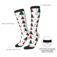 thumbnail image 4 of Honeii Buffalo Plaid Christmas Trees Print Long Socks,Novelty Design Socks Gift for Men and Women,Crew Socks,Calf Socks, 4 of 6