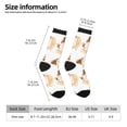 thumbnail image 2 of Cauagu Cute Bee Gnome Print Crew Socks for Women and Men,Adult Athletic Running Socks 1-Pair Sports Socks Work Gear Socks with Moisture Wicking, 2 of 6