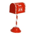 thumbnail image 4 of Buzón Navideño Caja Decorativa para Cartas Ornamento Metálico Diseño Clásico Duradero Fácil de Instalar Adecuado para Hogar Trabajo Festivos, 4 of 9