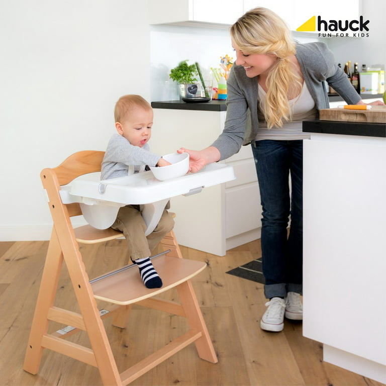 Harness, Hauck Edge, Removable Moulding, Hauck Set Adjustable White, Table Tray, Elevated & Table, 3-in-1 Highchair 5-Point Tray for Wooden Alpha, Months Alpha 6 Cup